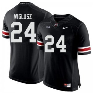 Men's Ohio State Buckeyes #24 Sam Wiglusz Black Nike NCAA College Football Jersey Classic EHV5644WF